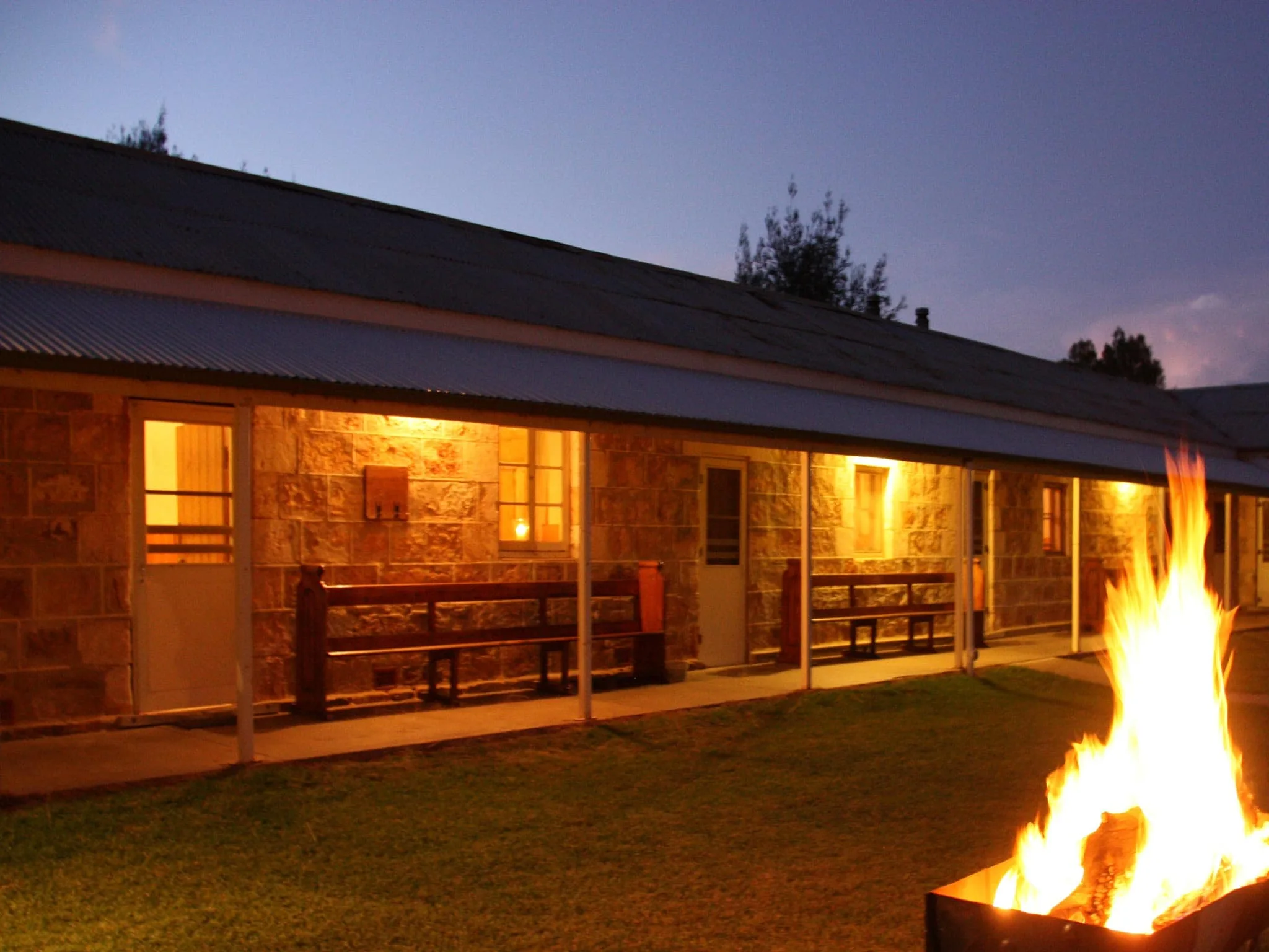 Bonfire At Bungaree