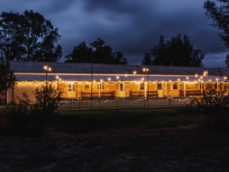 Bungaree Station Weddings Shearers Quarters Reception